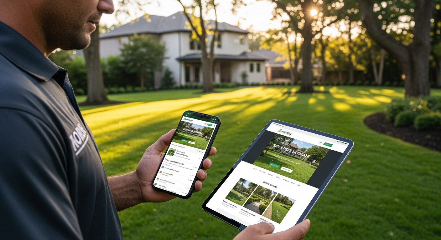 Professional website and local SEO for landscaping businesses